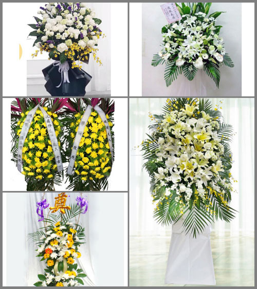 陕西宝鸡市陇县天成镇白事花篮预定