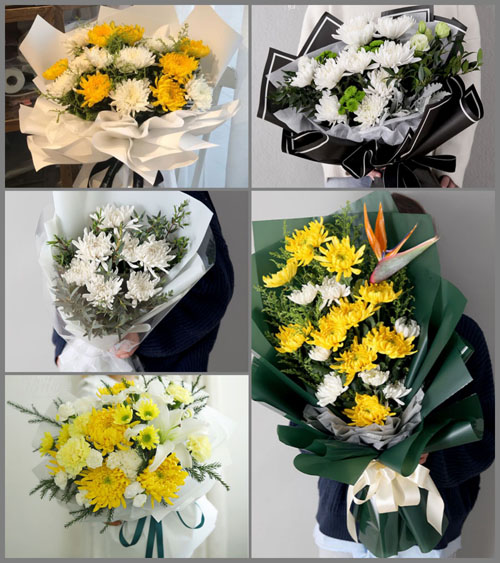 陕西宝鸡市陇县天成镇白事花束代送